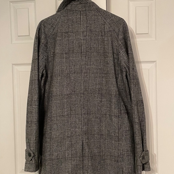 Ben Sherman Prince of Wales Check Car Coat - Picture 3 of 6